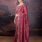 Jyoti Fashion Women's Pink Art Silk Sequins Embroidered Designer Saree with Blouse | Swadesiicart