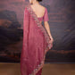Jyoti Fashion Women's Pink Art Silk Sequins Embroidered Designer Saree with Blouse | Swadesiicart