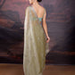 Jyoti Fashion Women's Sea Green Jimmy Choo Sequins Embroidered Designer Saree with Blouse | Swadesiicart
