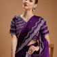 Jyoti Fashion Women's Purple Jimmy Choo Sequins Embroidered Designer Saree with Blouse | Swadesiicart