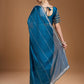 Jyoti Fashion Women's Teal Jimmy Choo Sequins Embroidered Designer Saree with Blouse | Swadesiicart