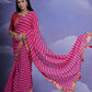 Jyoti Fashion Women's Rani Coding Sequence Georgette Saree with Blouse | Swadesiicart