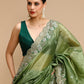 Jyoti Fashion Women's Mehendi Art Silk Sequins Embroidered Designer Saree with Blouse | Swadesiicart