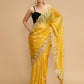 Jyoti Fashion Women's Yellow Art Silk Sequins Embroidered Designer Saree with Blouse | Swadesiicart