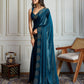 Jyoti Fashion Women's Morpich Fandy Satin Handwork Designer Saree with Blouse | Swadesiicart