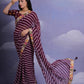 Jyoti Fashion Women's Wine Coding Sequence Georgette Saree with Blouse | Swadesiicart