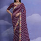 Jyoti Fashion Women's Wine Coding Sequence Georgette Saree with Blouse | Swadesiicart