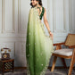 Jyoti Fashion Women's Green Soft Crush Embroidered Designer Saree with Blouse | Swadesiicart