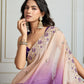 Jyoti Fashion Women's Purple Soft Crush Embroidered Designer Saree with Blouse | Swadesiicart