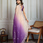 Jyoti Fashion Women's Purple Soft Crush Embroidered Designer Saree with Blouse | Swadesiicart