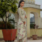 Jyoti Fashion Women's Pista Green Chinon Digital Print with Mirror Saree with Blouse | Swadesiicart