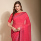 Jyoti Fashion Women's Pink Sequence Embroidery Georgette Saree with Blouse | Swadesiicart