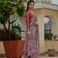 Jyoti Fashion Women's Multicolor Chinon Digital Print with Mirror Saree with Blouse | Swadesiicart