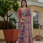 Jyoti Fashion Women's Multicolor Chinon Digital Print with Mirror Saree with Blouse | Swadesiicart