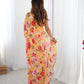 Jyoti Fashion Women's Yellow Chinon Digital Printed Designer Saree with Blouse - Swadesiicart