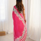 Jyoti Fashion Women's Pink Chinon Digital Printed Designer Saree with Blouse - Swadesiicart