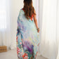 Jyoti Fashion Women's Multicolor Chinon Digital Printed Designer Saree with Blouse - Swadesiicart