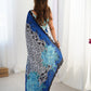 Jyoti Fashion Women's Multicolor Chinon Digital Printed Designer Saree with Blouse - Swadesiicart