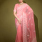 Jyoti Fashion Women's Pink Lakhnavi Thread work Georgette Saree with Blouse | Swadesiicart