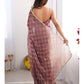 Jyoti Fashion Women's Purple Box Chiffon Moti Lace Border Designer Saree with Blouse | Swadesiicart