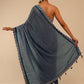 Jyoti Fashion Women's Grey Coding Sequence Chinon Saree with Blouse | Swadesiicart