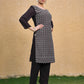 Jyoti Fashion Women's Coffee Faux Georgette Chikan Embroidery Designer Kurta with Bottom | Swadesiicart