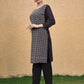 Jyoti Fashion Women's Coffee Faux Georgette Chikan Embroidery Designer Kurta with Bottom | Swadesiicart