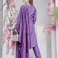 Jyoti Fashion Women's Lavender Rayon Embroidered Designer Kurta Set with Dupatta - Swadesiicart