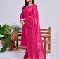 Jyoti Fashion Women's Rani Pink Rayon Embroidered Designer Kurta Set with Dupatta - Swadesiicart