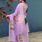 Jyoti Fashion Women's Lavender Cotton Blend Printed Designer Kurta Set with Dupatta - Swadesiicart