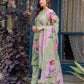 Jyoti Fashion Women's Mehendi Cotton Blend Printed Designer Kurta Set with Dupatta - Swadesiicart