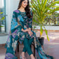 Jyoti Fashion Women's Rama Cotton Blend Printed Designer Kurta Set with Dupatta - Swadesiicart