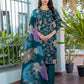 Jyoti Fashion Women's Rama Cotton Blend Printed Designer Kurta Set with Dupatta - Swadesiicart