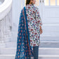 Jyoti Fashion Women's White Rayon Print with Thread Designer Kurta Set with Dupatta - Swadesiicart