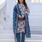 Jyoti Fashion Women's White Rayon Print with Thread Designer Kurta Set with Dupatta - Swadesiicart