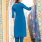 Jyoti Fashion Women's Morpich Silk Handwork Designer Kurta Set with Dupatta | Swadesiicart
