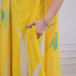 Jyoti Fashion Women's Yellow Rayon Printed Designer Kurta Set with Dupatta | Swadesiicart