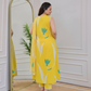 Jyoti Fashion Women's Yellow Rayon Printed Designer Kurta Set with Dupatta | Swadesiicart