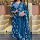 Jyoti Fashion Women's Morpich Rayon Embroidered Designer Kurta Set with Dupatta | Swadesiicart