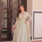 Jyoti Fashion Women's Pista Green Star Georgette Embroidered Anarkali Set With Dupatta | Swadesiicart