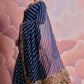 Jyoti Fashion Women's Blue Coding Sequence Georgette Saree with Blouse | Swadesiicart