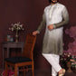 Jyoti Fashion Men's Mehendi Sequins Embroidered Kurta with Pajama | Swadesiicart