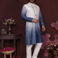 Jyoti Fashion Men's Blue Sequins Embroidered Kurta with Pajama | Swadesiicart