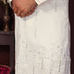 Jyoti Fashion Men's White Mirror Embroidery Kurta with Pajama | Swadesiicart