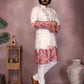 Jyoti Fashion Men's White Sequins Embroidered Kurta with Pajama | Swadesiicart