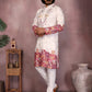 Jyoti Fashion Men's White Sequins Embroidered Kurta with Pajama | Swadesiicart