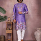 Jyoti Fashion Men's Jamuni Sequins Embroidered Kurta with Pajama | Swadesiicart