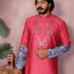Jyoti Fashion Men's Gajri Sequins Embroidered Kurta with Pajama | Swadesiicart