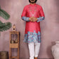 Jyoti Fashion Men's Gajri Sequins Embroidered Kurta with Pajama | Swadesiicart