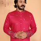 Jyoti Fashion Men's Pink Sequins Embroidered Kurta with Pajama | Swadesiicart